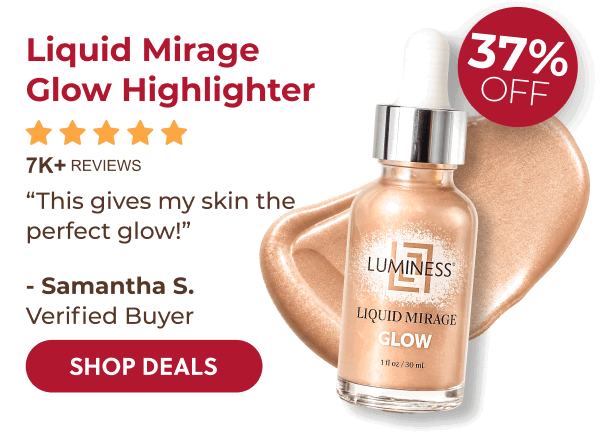 LIQUID MIRAGE GLOW HIGHLIGHTER: Create the perfect radiant base before the festivities begin.