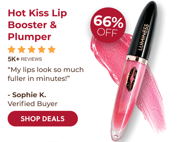 HOT KISS LIP PLUMPER: Plump and hydrate your lips with a glossy finish that lasts through every celebration.