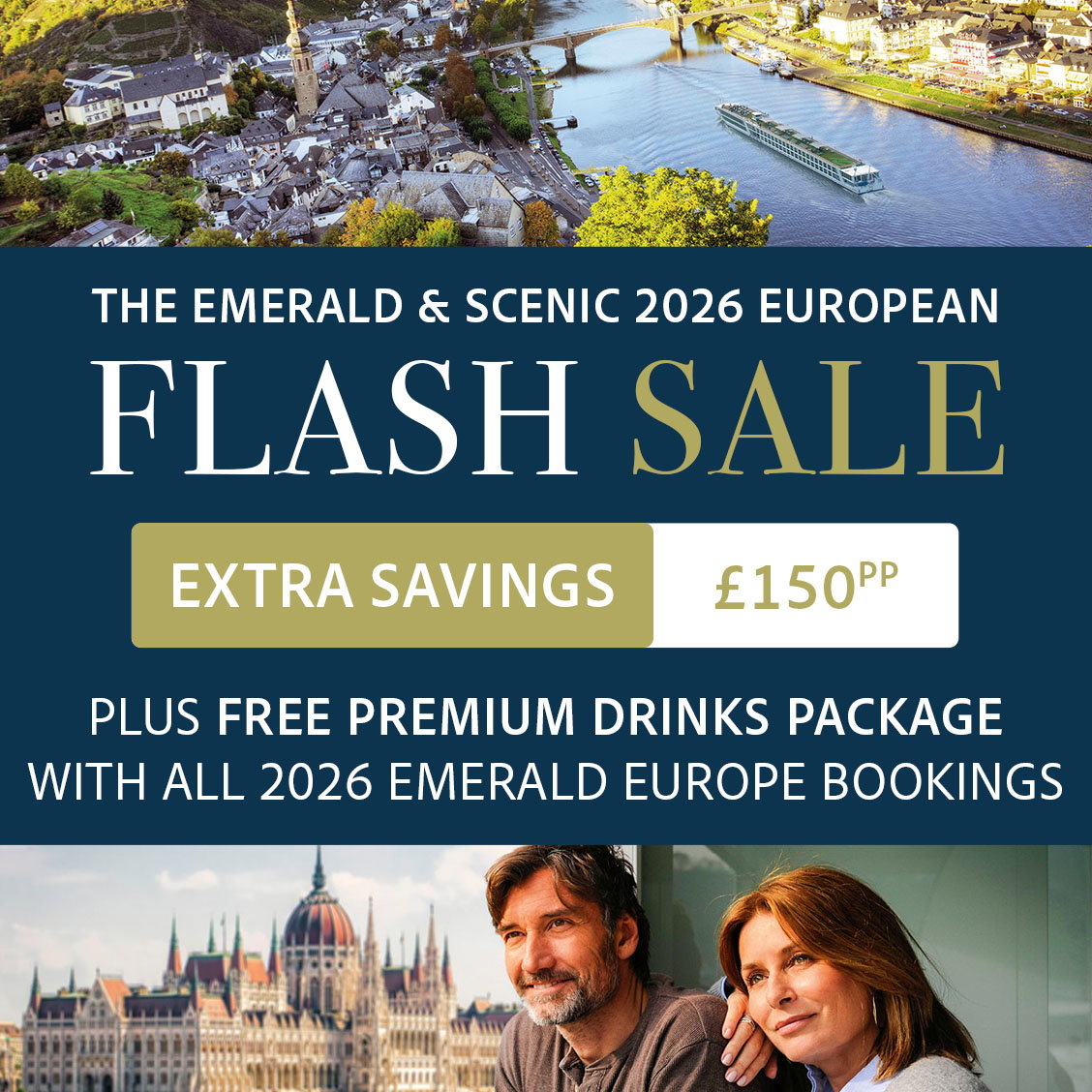 Emerald and Scenic River Cruise Flash Sale