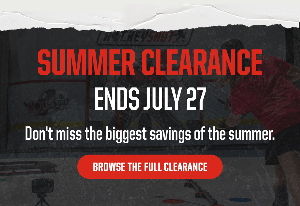 Header: Summer Clearence Ends July 27. Subheader: Don't miss the biggest savings of the summer. CTA: Browse The Full Clearence