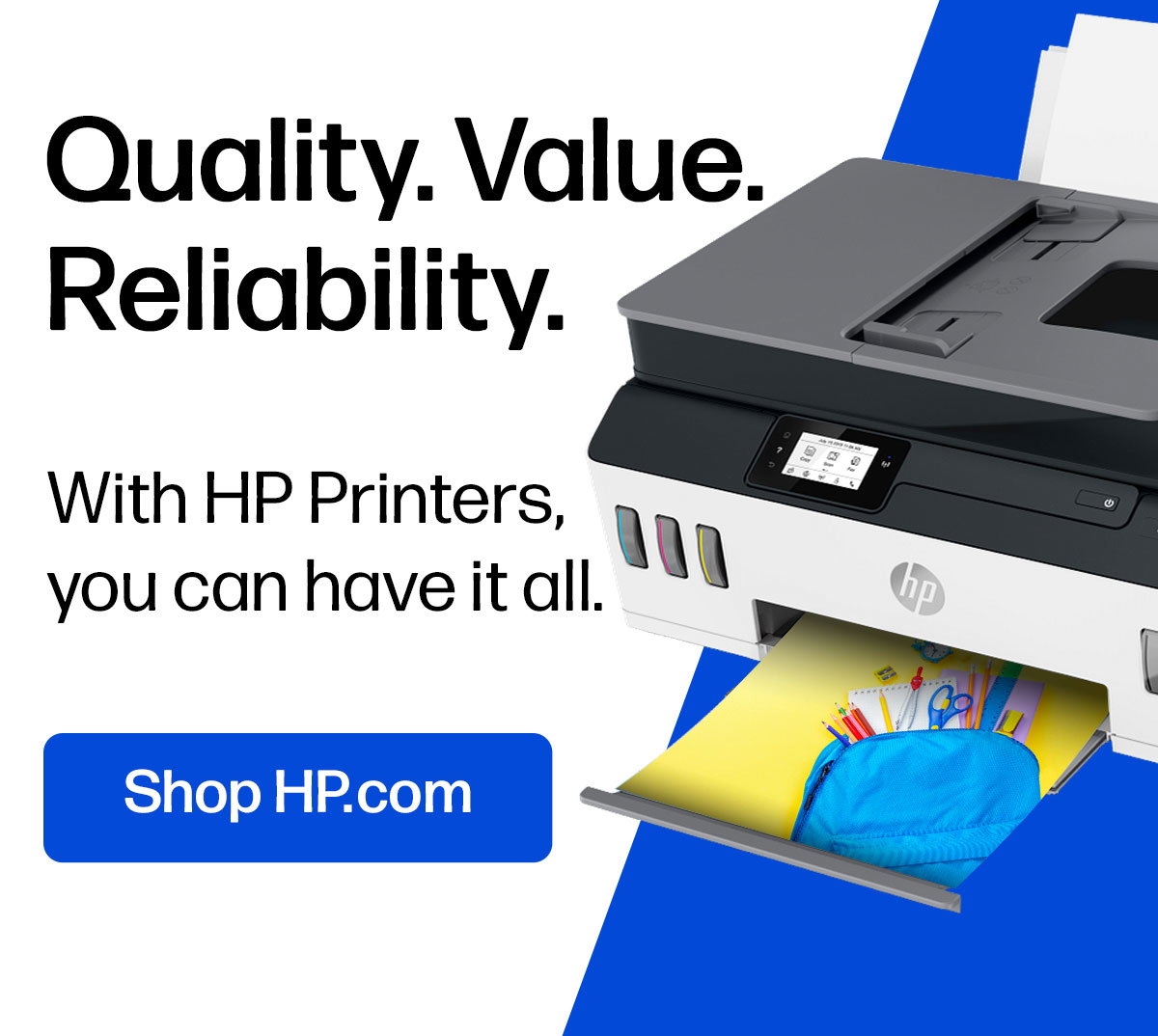 Quality. Value. Reliability. | With HP Printers, you can have it all | Shop HP.com