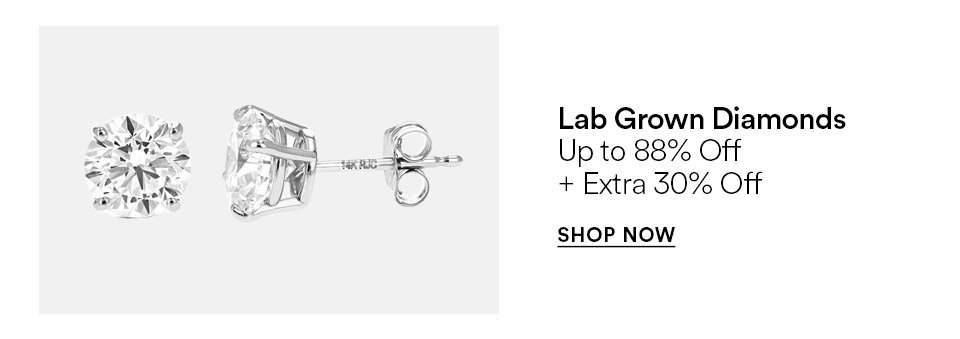 Lab grown diamonds - Up to 88% off + extra 30% off - SHOP NOW >