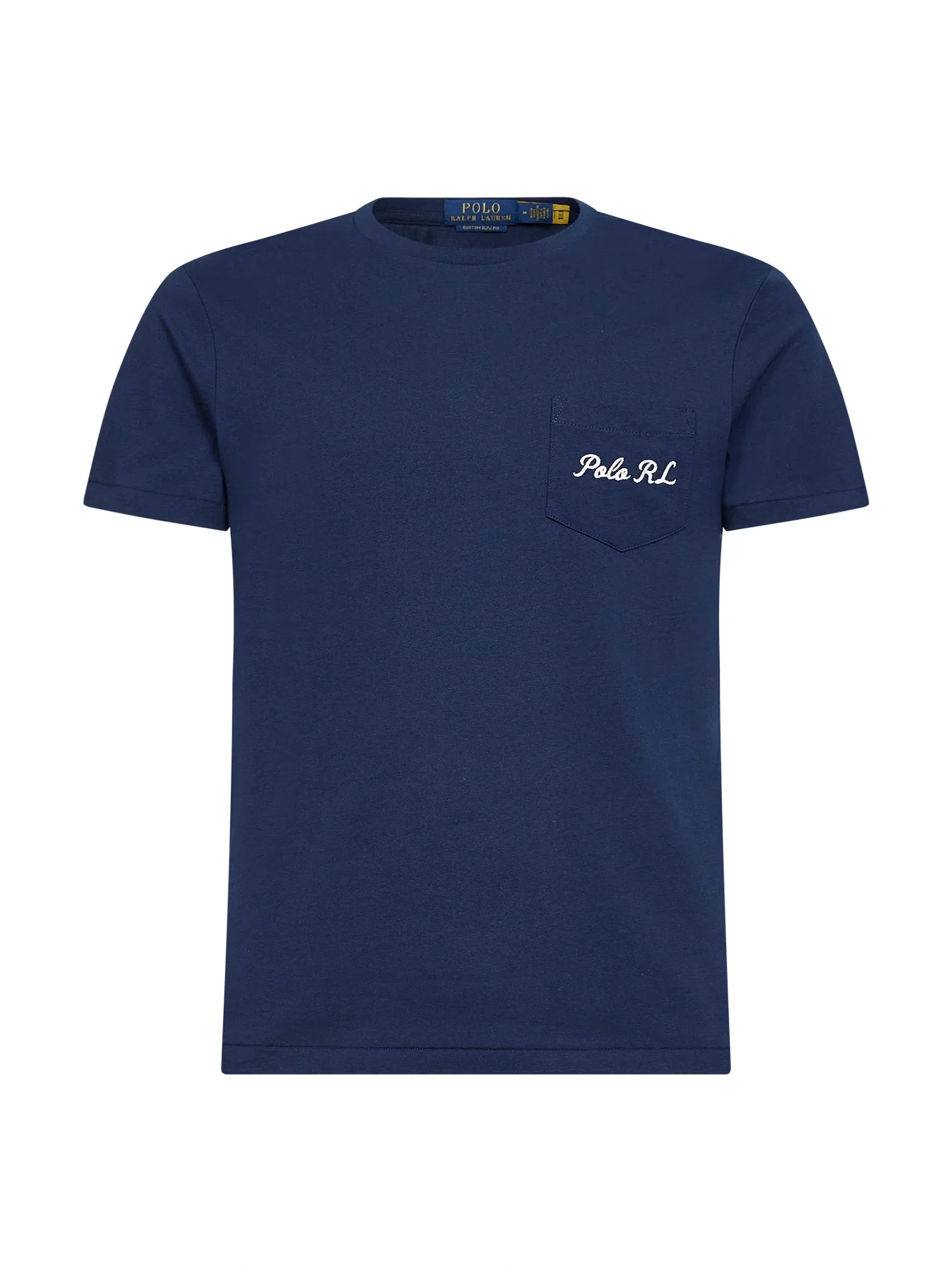 Image of Navy blue Polo Bear Custom Slim-Fit T-shirt