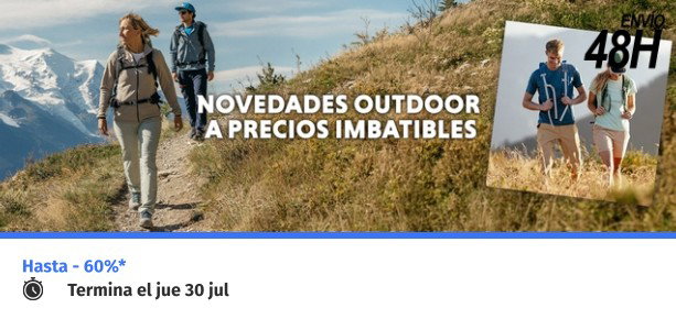 Novedades Outdoor a precios imbatibles