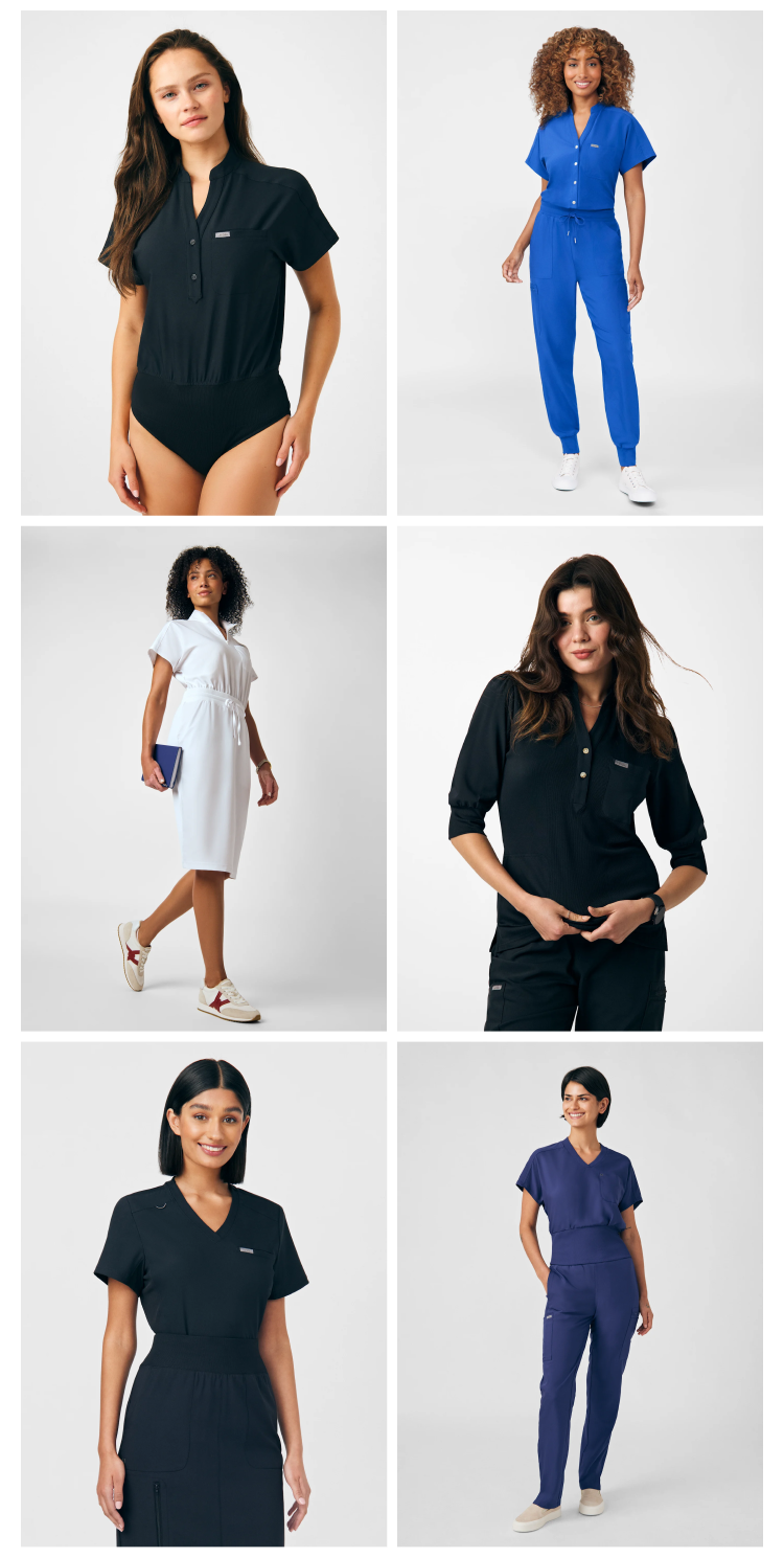 Designed to look like clothes, built with the comfort, stretch, and durability of scrubs. Who says you can't have it all? | Shop Now