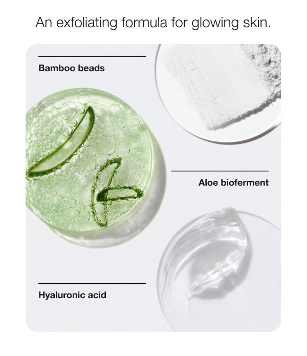 An exfoliating formula