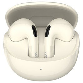 SOUNARC Q3 True Wireless Earbuds, IPX5 Water-resistant, 20H Playtime, Touch Control – Beige