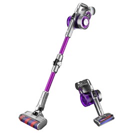 JIMMY JV85 Pro Cordless Handheld Flexible Vacuum Cleaner with 200AW Powerful Suction, 550W Digital Brushless Motor, 70 Minutes Run Time, Ultra-low noise for cleaning floors, Purple