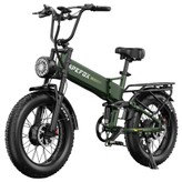 APEFOX RH20 Foldable Electric Bike, Dual 750W Hub Motors, 48V 22.5Ah Lithium Battery, 50km/h Max Speed, 100km Range, 20×4.0