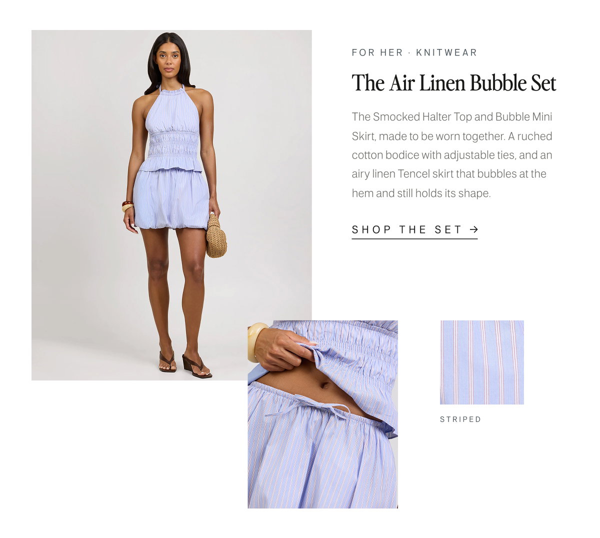 Smocked Halter Top