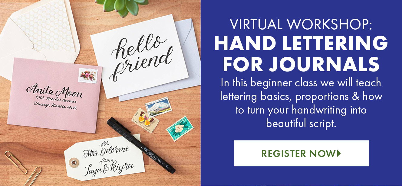 Virtual Workshop: Creative Hand Lettering