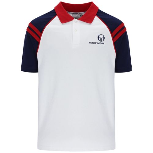 Sergio Tacchini Cortona Polo Shirt - White/Blue