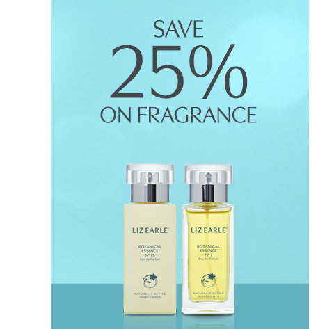 Save 25% on fragrance. Liz Eale Botanical Essence No15 and Botanical Essence No1.