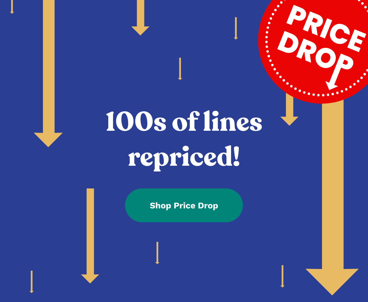 100s of lines repriced!
