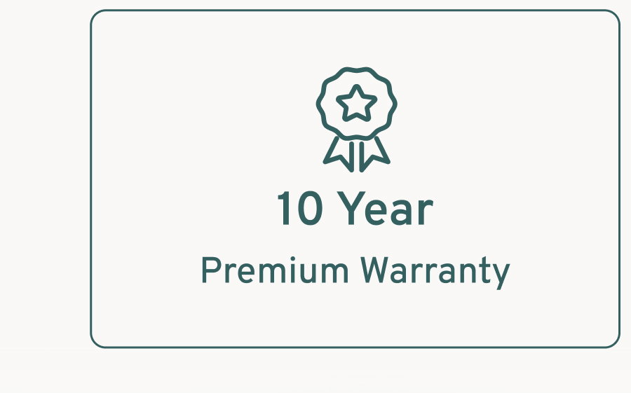 10 Year Premium Warranty