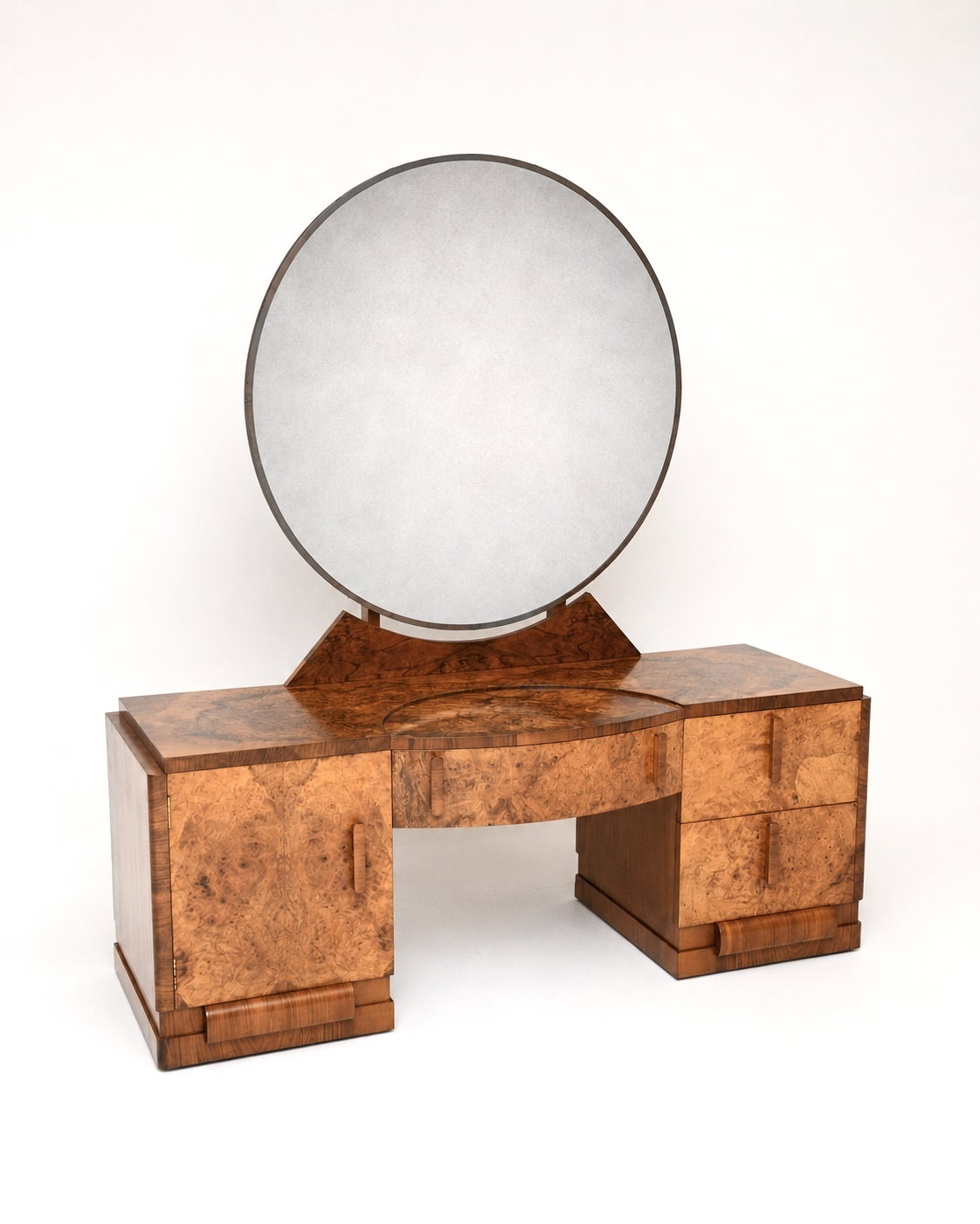 Art Deco Burr Walnut Dressing Table