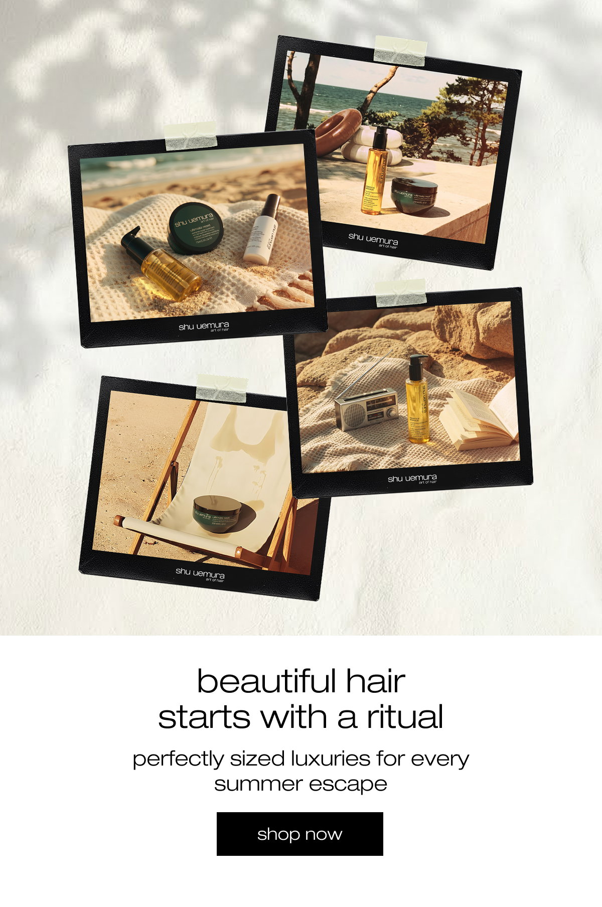beautiful hair starts with a ritual
