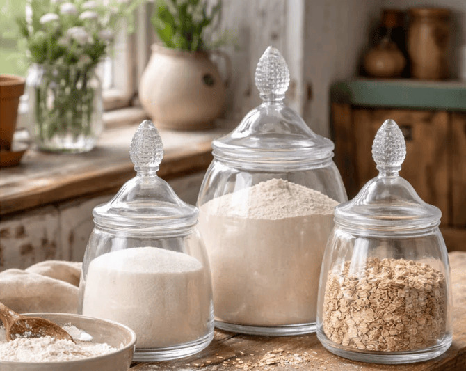 etuhome teardrop glass containers