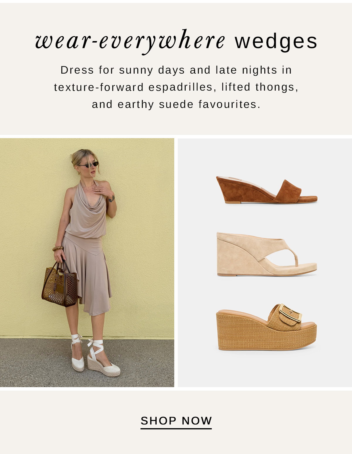 Wear-everywhere wedges - Shop Now