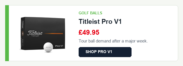 Golf balls: Titleist Pro V1 49.95 pounds
