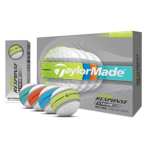 TaylorMade Tour Response Neon Stripe Multi Golf Balls 2026