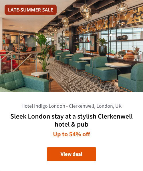 Sleek London stay at a stylish Clerkenwell hotel &amp; pub