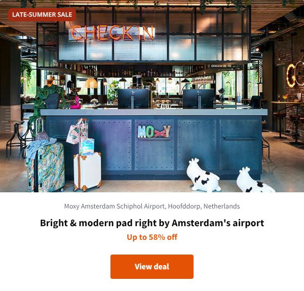 Bright & modern pad right by Amsterdam's airport