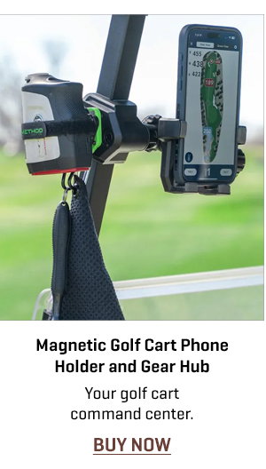 Magnetic Golf Cart Phone Holder and Gear Hub