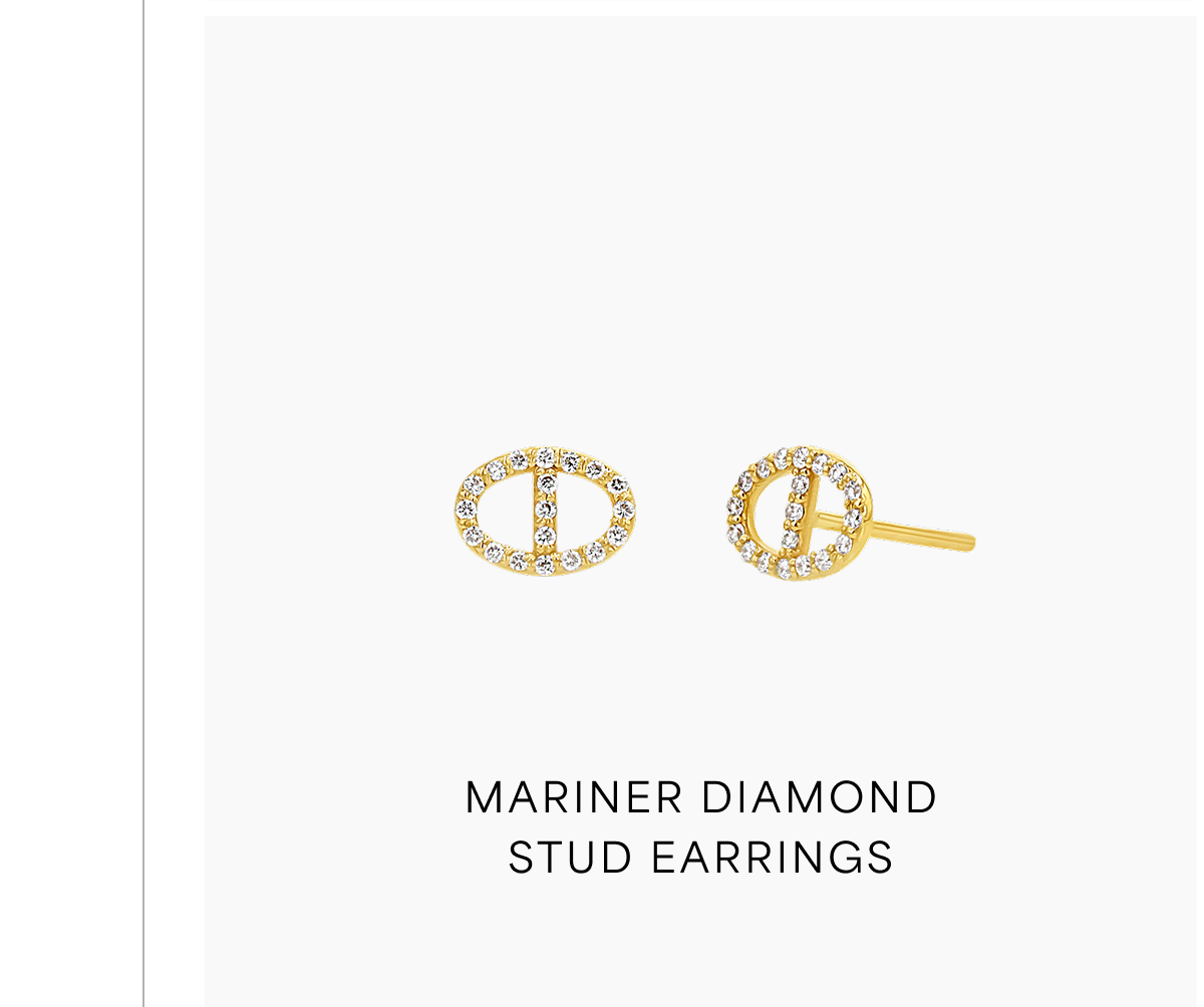 Mariner Diamond Stud Earrings