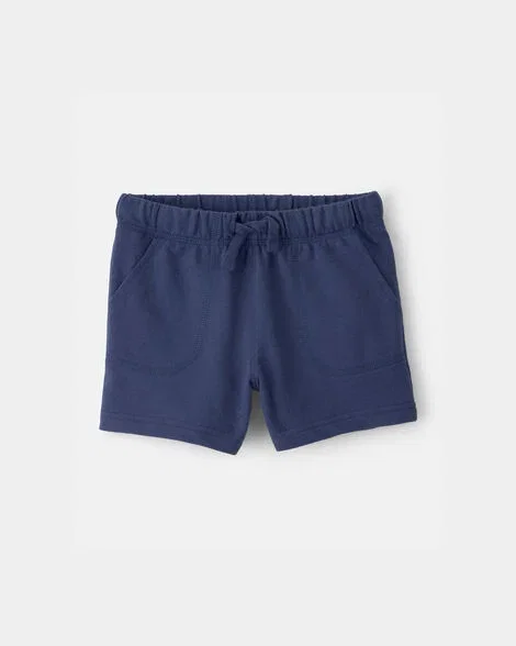 Image of Toddler Boy French Terry Shorts - Blue