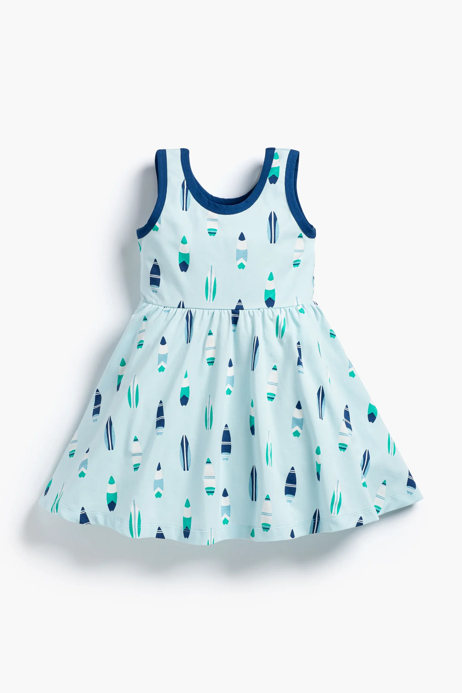 Image of Sleeveless Dress In Surfs Up