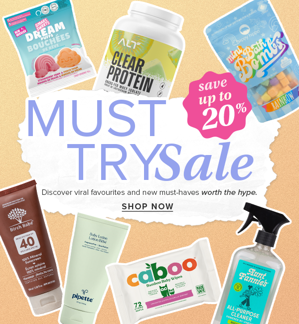 Save up to 20% on Must Try Sale
