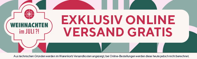 Weihnachten im Juli?!