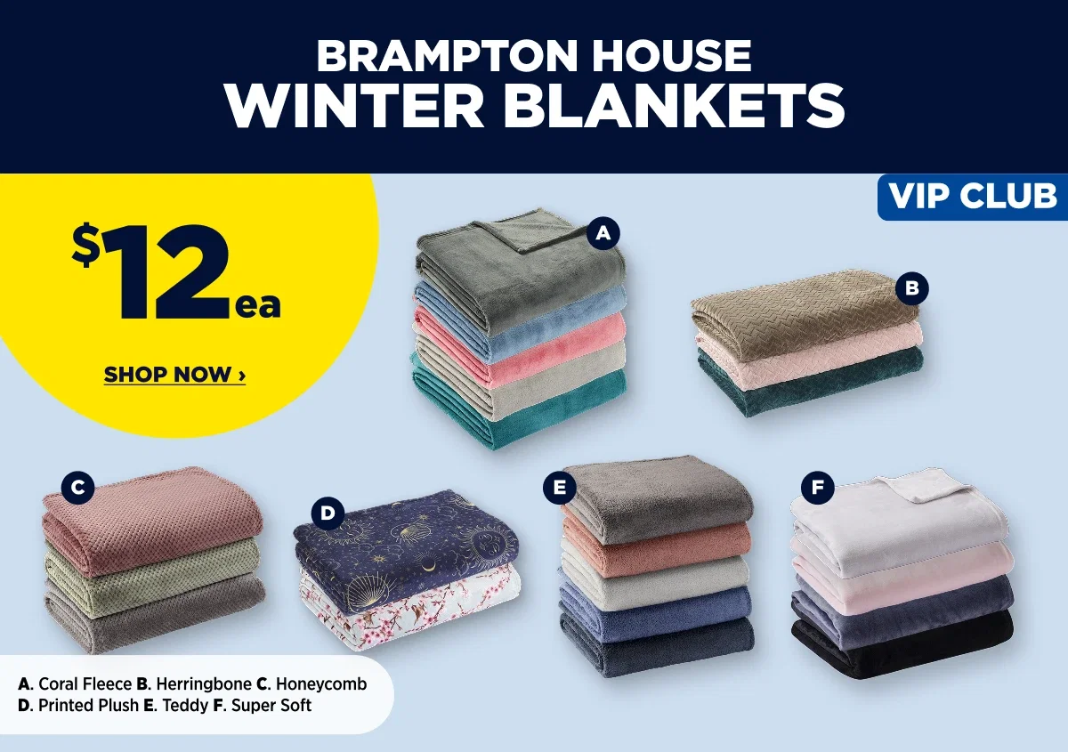 Brampton House Winter Blankets
