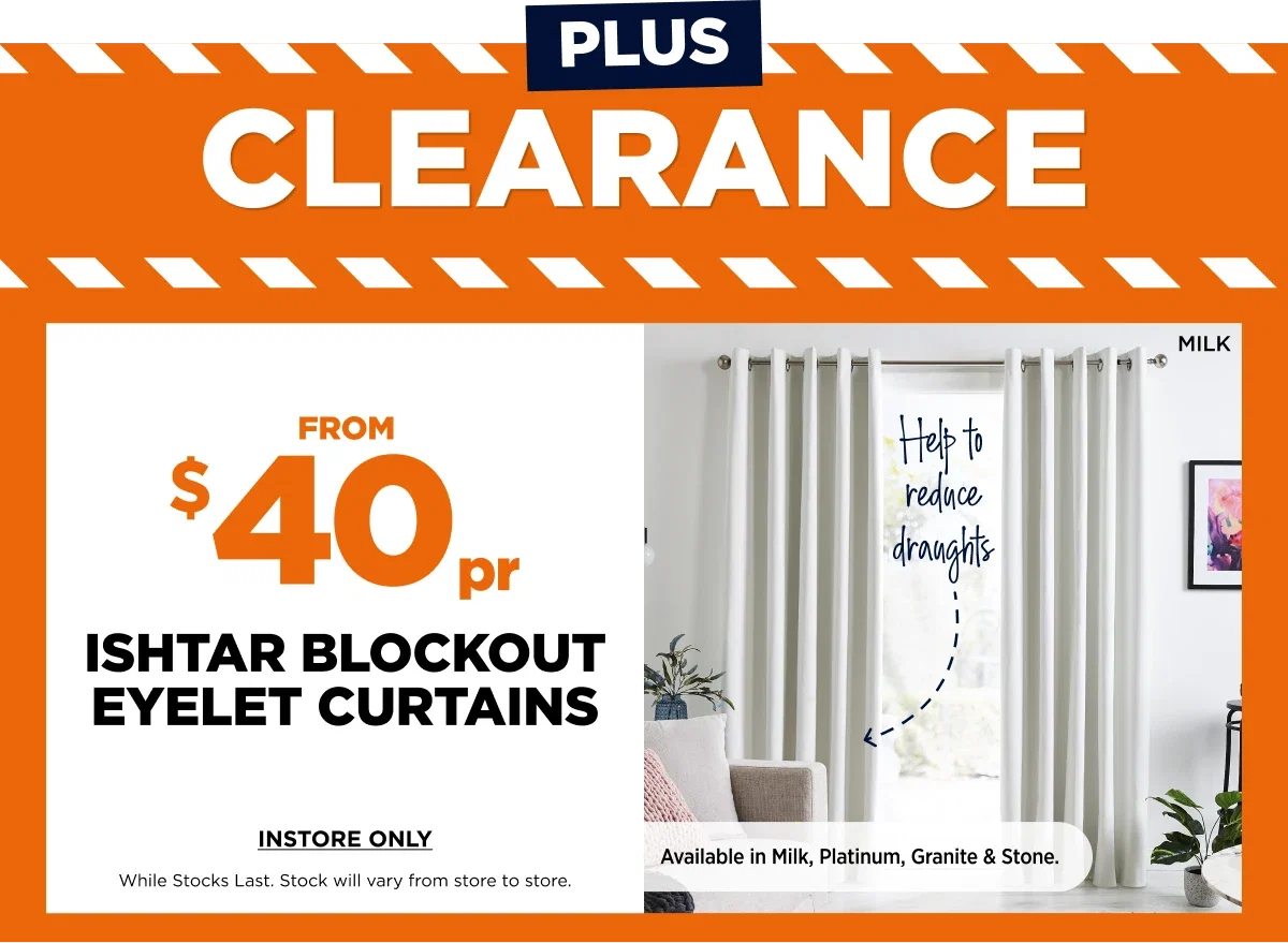 Curtain Clearance