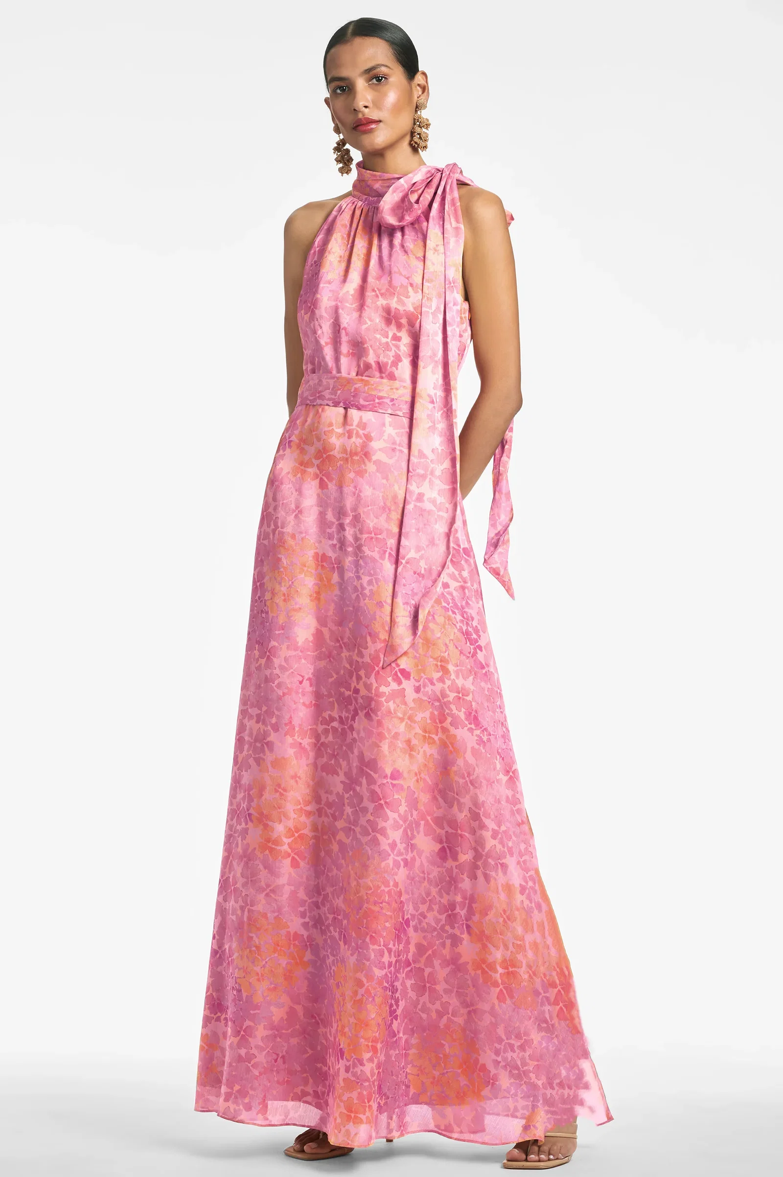 Image of DIANA GOWN - PASTEL SUNSET HYDRANGEA