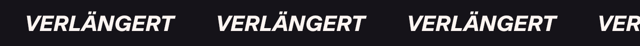 Verlängert