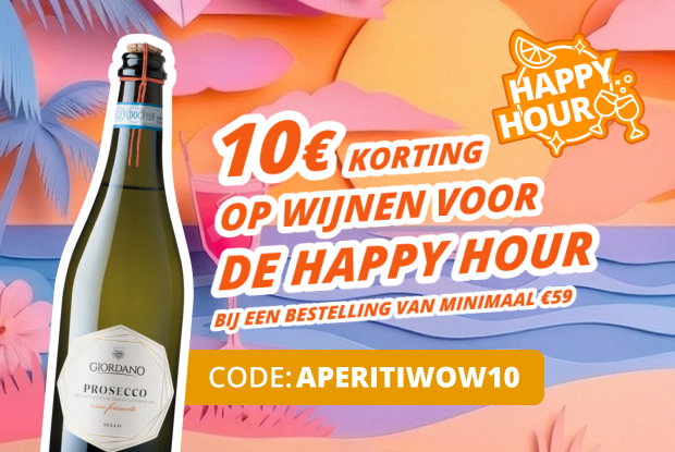 10€ korting op aperitiefwijnen
