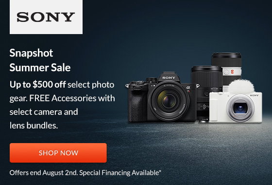 Sony Snapshot Summer Sale | Shop Now