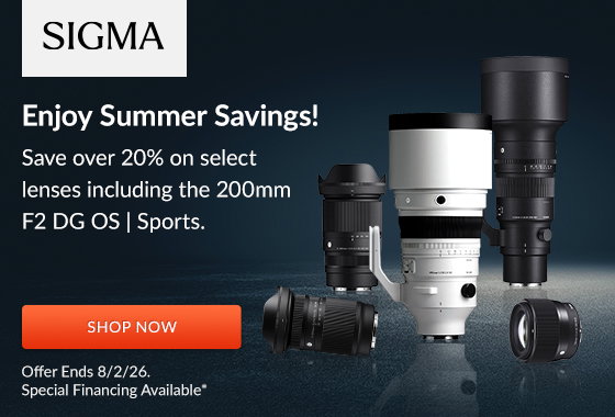 Sigma Enjoy Summer Savings! | Shop Now