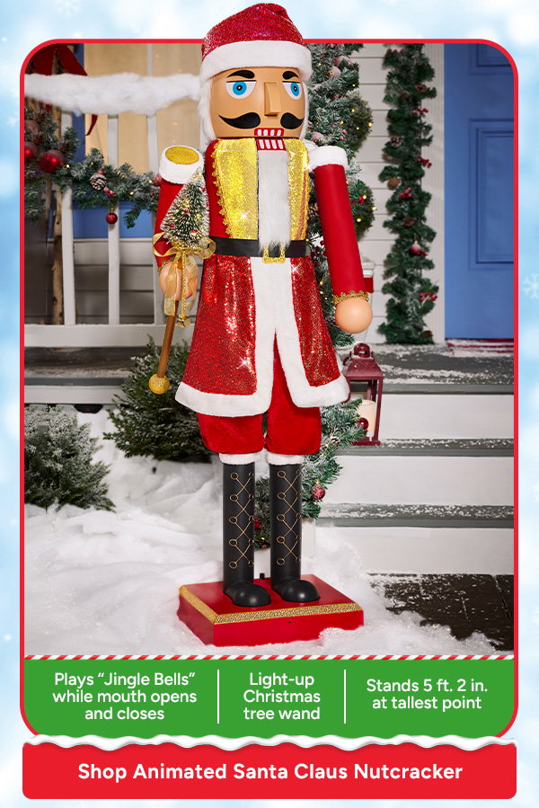 Shop Animated Santa Claus Nutcracker