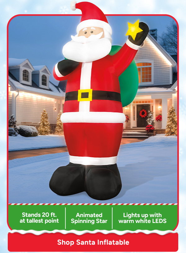Shop Santa Inflatable