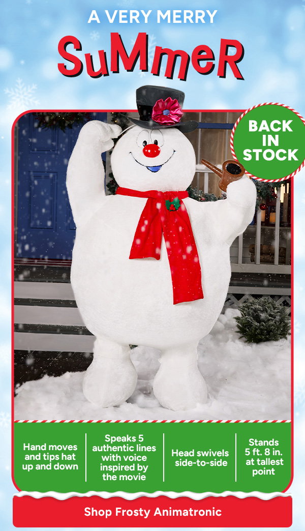 Shop Frosty Animatronic