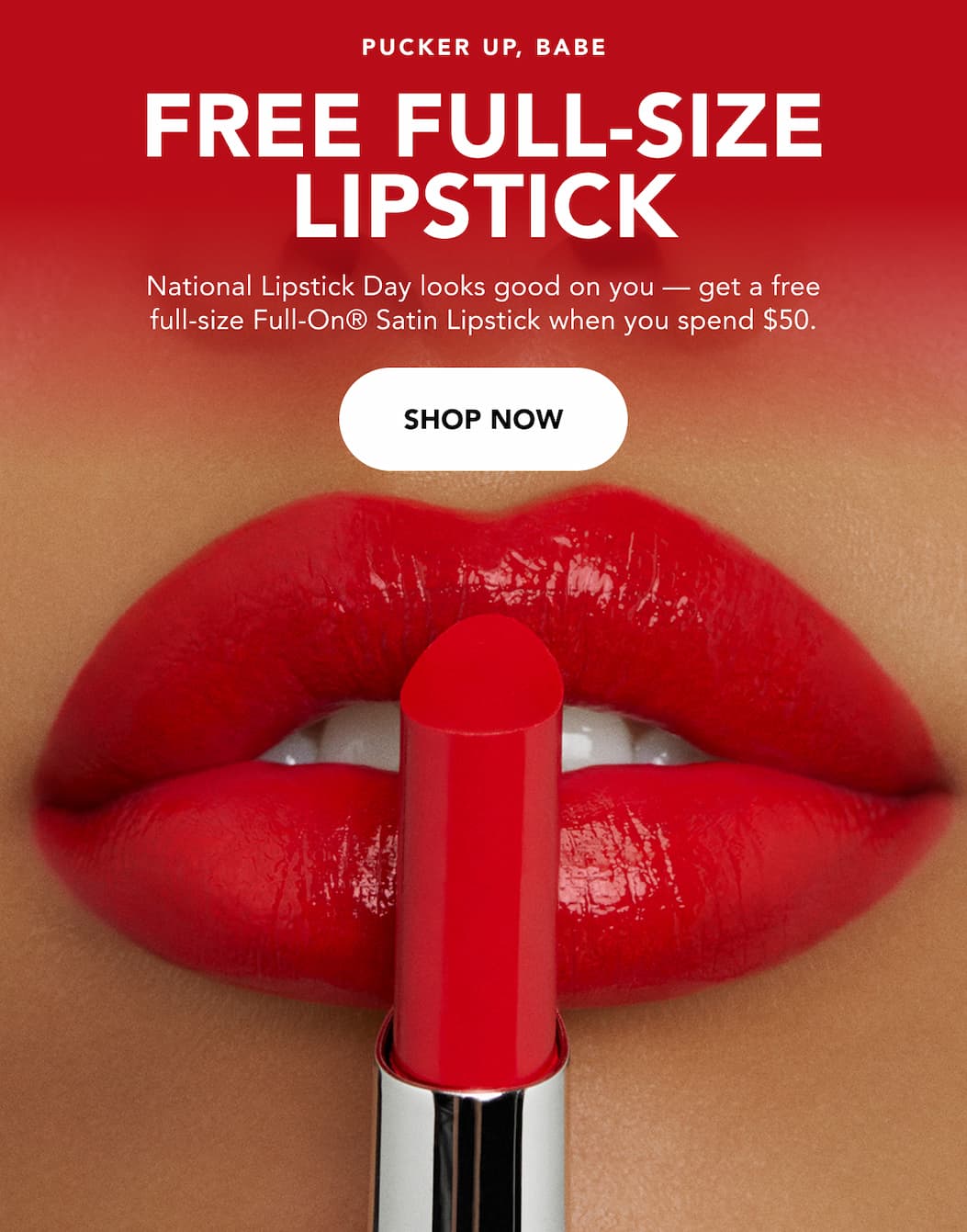 Free Full-size lipstick