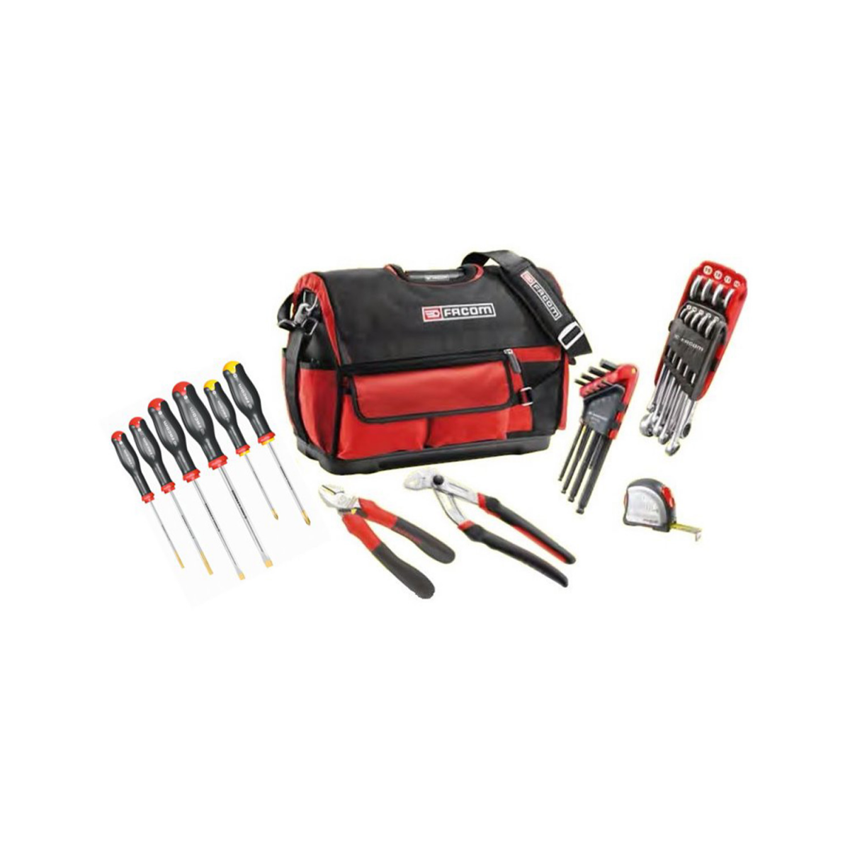 Facom BS.T20CM28 Gereedschapset in Softbag tas - 28-delig