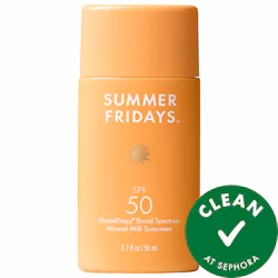 ShadeDrops Broad Spectrum SPF 50 Daily Mineral Milk Sunscreen