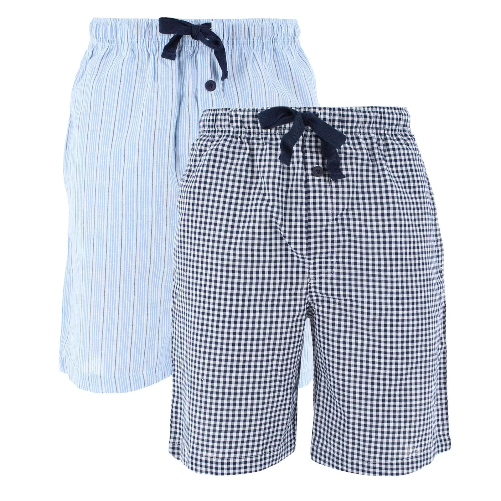 Image of Fruit of the Loom Men's Broadcloth Pajama Shorts