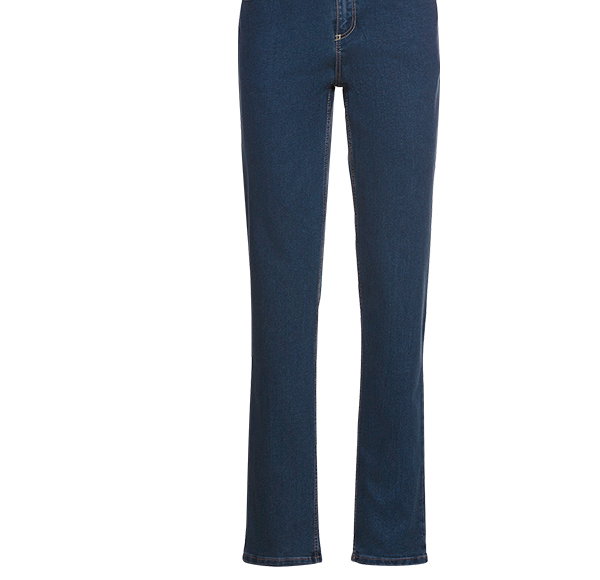 Jeans, Blau, klassische Passform, Produktansicht, Vorderansicht