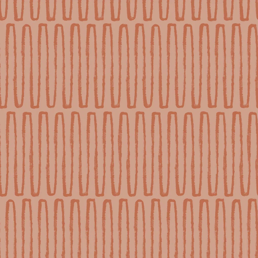 Hannah Wave 33' L x 20.5" W Wallpaper Roll