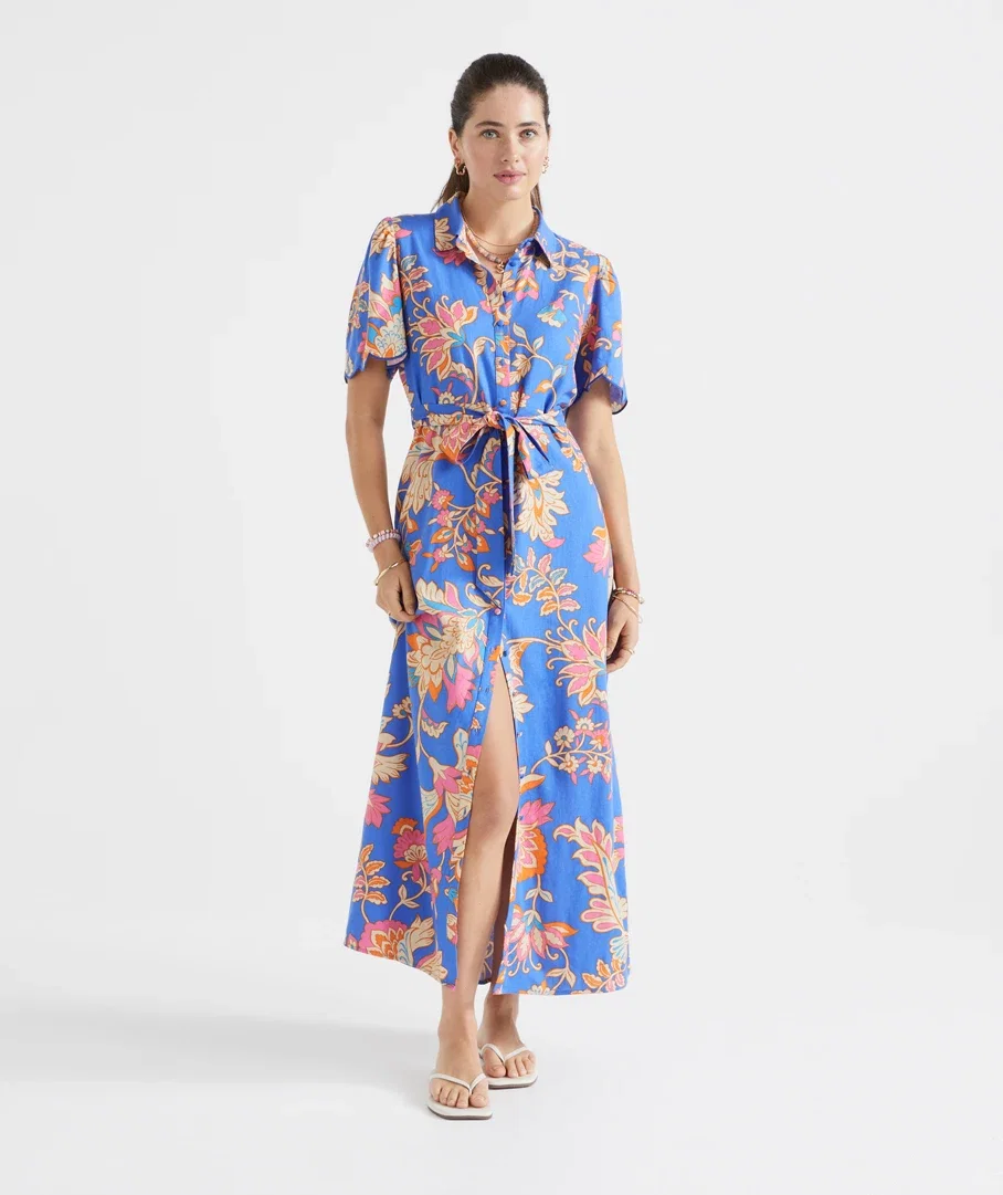 MARIE SHIRT MIDI DRESS